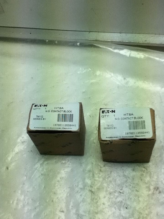 2 Eaton HT8A Contact Blocks