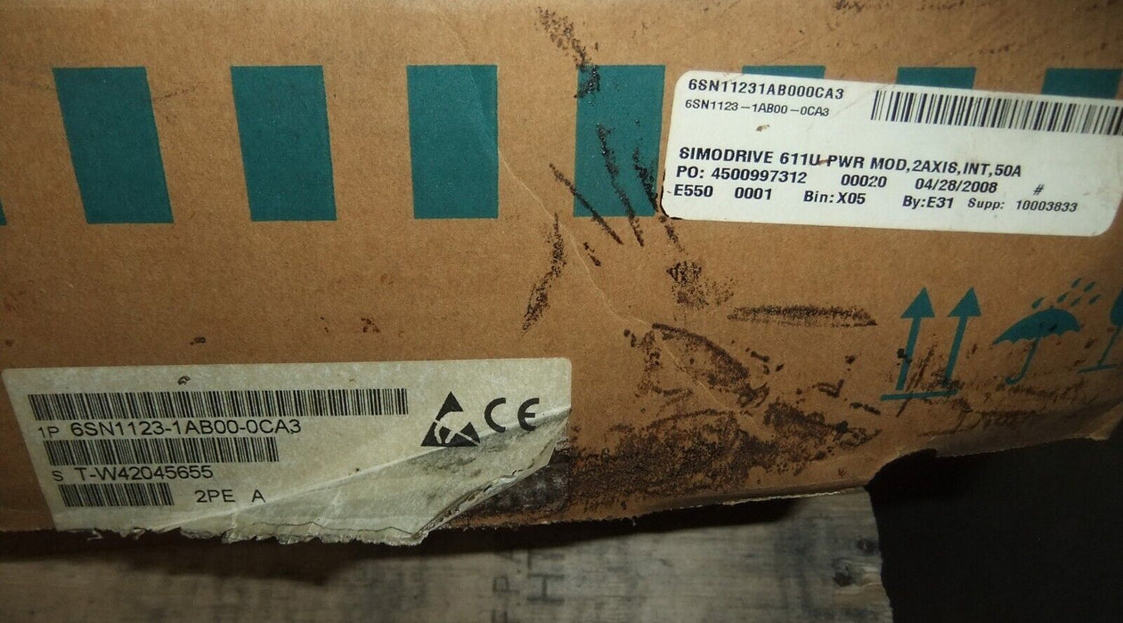 Siemens SimoDrive 6SN1123-1AB00-0CA3 Power Module