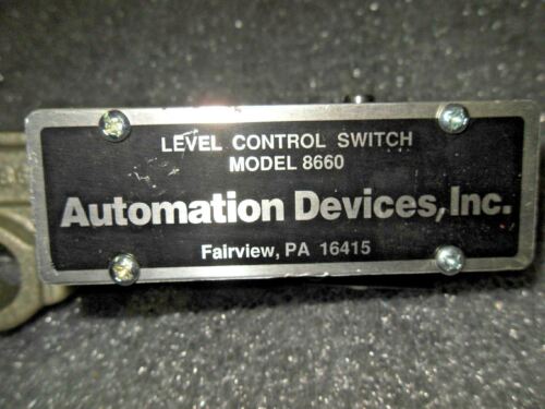 Automation Devices 8660 Level Control Switch