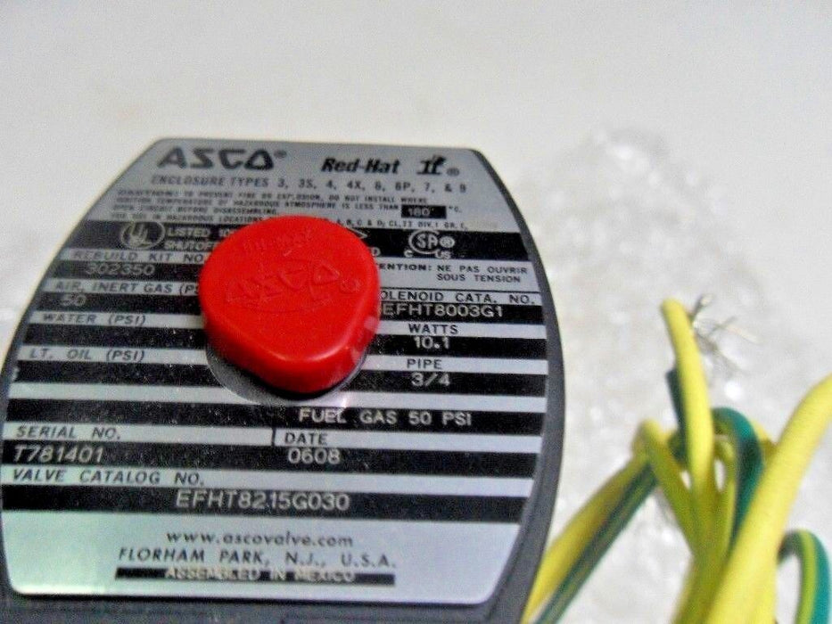 ASCO EFHT8215G030 Valve 238814-032-D Coil