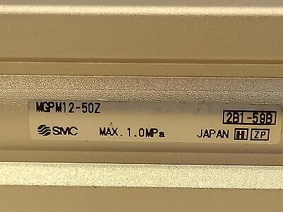 SMC MGPM12-50Z Triple-Rod Double-Acting Pneumatic Cylinder