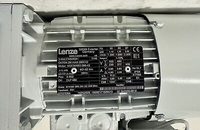 Lenze GKR04-2M HAR 080C42 EN60034 AC Gear Motor w/ BFK458-08N 24 VDC Brake