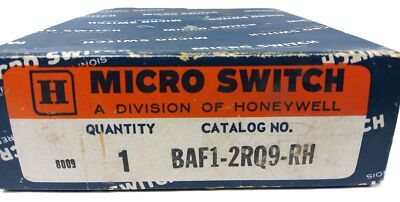 Micro Switch BAF1-2RQ9-RH 125-480 V AC/DC 10-20 A Roller Plunger Limit Switch