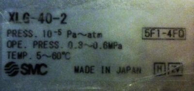 SMC XLG-40-2 High Vacuum Valve