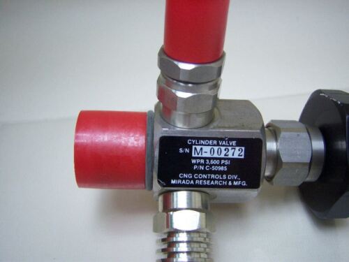 Mirada Research CNG Cylinder Valve C-50985 3,600 Psi S/N: M-00272