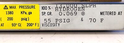 Fischer & Porter 10A6130 1/4" NPT 1380 KPA 200 PSIG 93¬∞ C 200¬∞ F Flow Meter