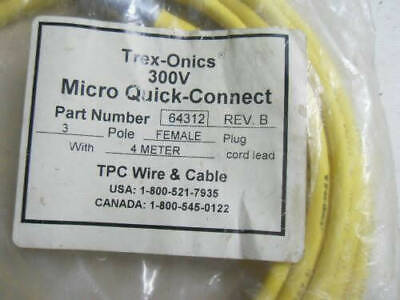 TPC 64312 Trex-Onics Micro Quick-Connect Cable