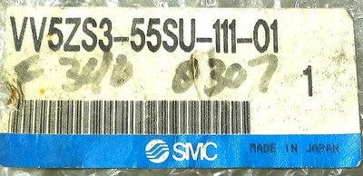 SMC VV5ZS3-55SU-111-01 Valve Manifold