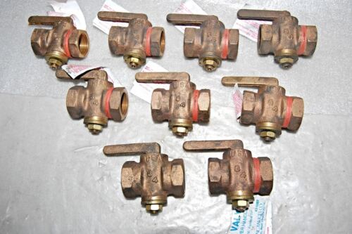 Sterling Faucet Co 83-535T 3/4 Inch Female Gas Valve W/ Lever Handle Lot of 9