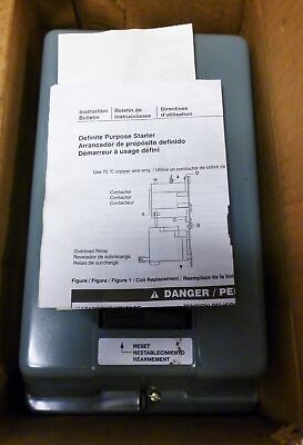 Square D 8911DPSG22V09 Definite Purpose Starter in Enclosure