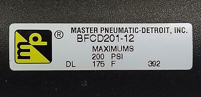 Master-Pneumatics BFCD201-12 1-3/4 NPT Compressed Air Filter with Autodrain
