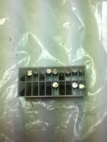 LOT OF 20 NORTH AMERICAN CARBIDE 6009611 CARBIDE INSERTS