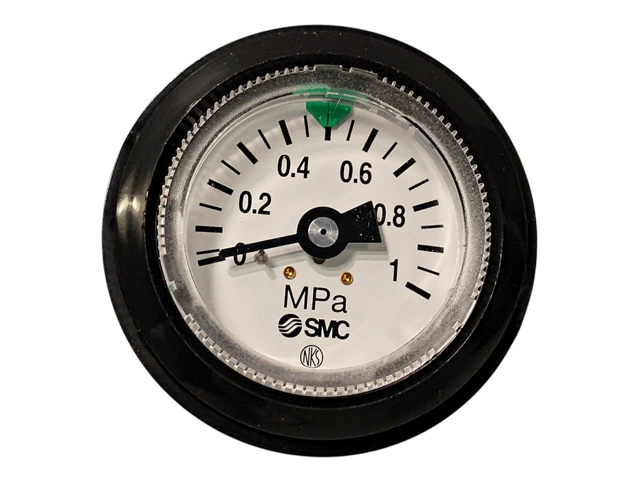 SMC G46-10-01-C 0-1.0 MPa Air Pressure Gauge w/ 1/8 in Back Side Port