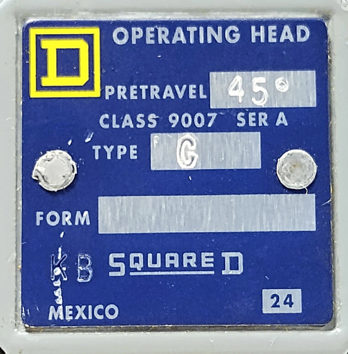 Square D 9007C54C 600 V AC 10 A Rotary Gear Limit Switch