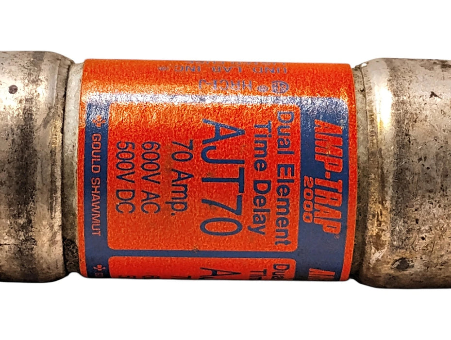 Ferraz Shawmut AJT70 AJT70N 600 V AC 70 A Current-Limiting Time-Delay Fuse
