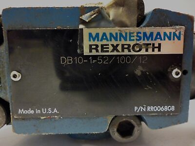 Rexroth DB10-1-52/100/12 Hydraulic Manual Flow Control Valve