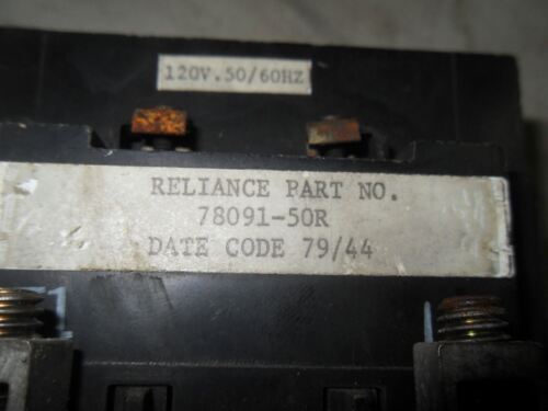1 WARD LEONARD 78091-50R CONTACTOR
