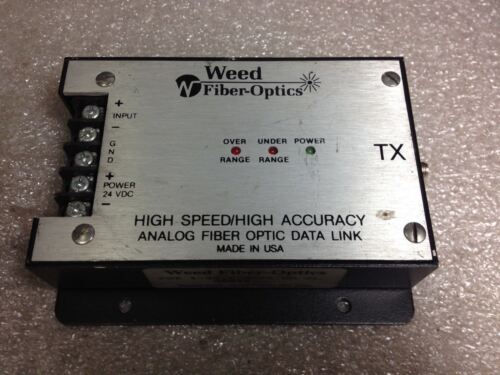 Weed Fiber-Optics 20876 High Speed/Accuracy Analog Fiber Optic Data Link