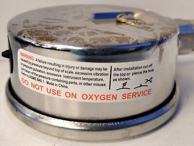 Weksler BY42YVC4LW 1/4" LC 30"/0" Vac 100-0 kPa Glycerine Filled Pressure Gauge