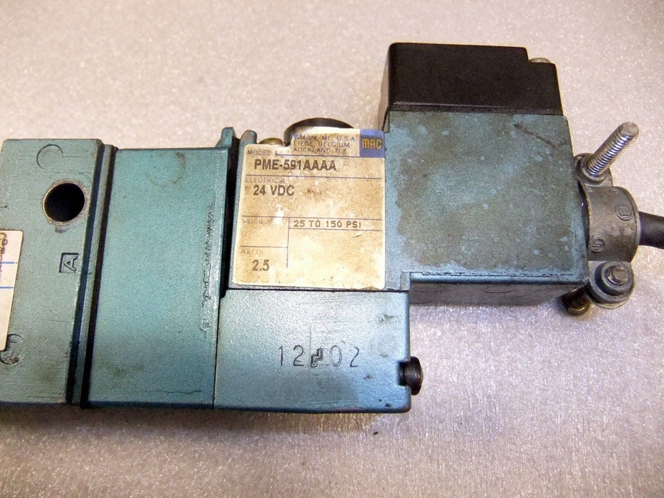 MAC Valves PME591AAAA Solenoid Valve 811C-PM-591BA-152