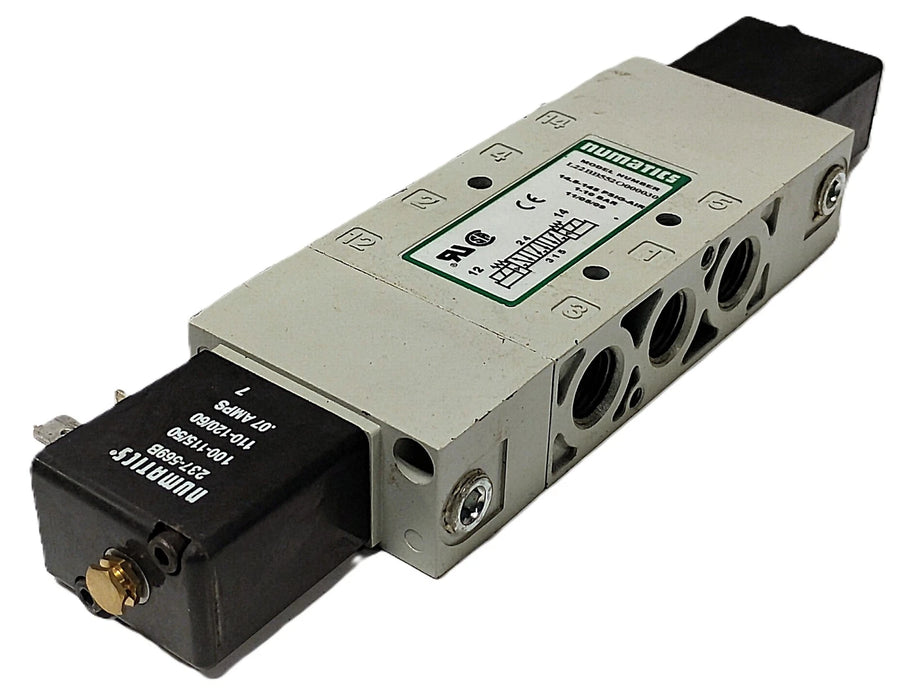 Numatics L22BB552O000030 1-10 bar Solenoid Valve w/ 110/120 V AC Coils
