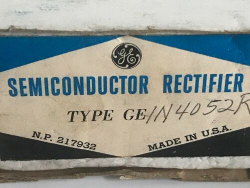 GE 1N4052R Semiconductor Rectifier