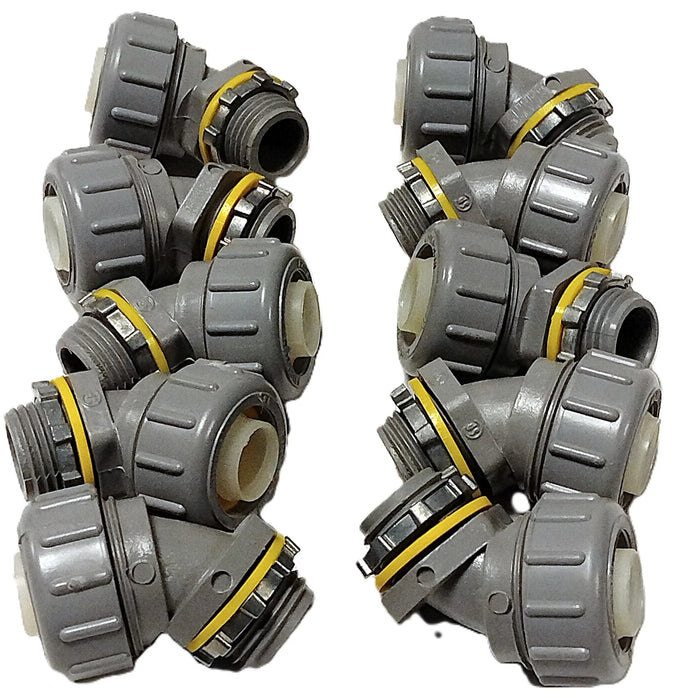 Arlington Industries NMLT4550 45 Degree Non-Metallic Liquid-Tight Connector
