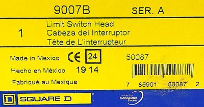 Square D 9007B Rotary Actuator for Rotary Gear Limit Switch