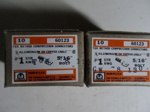 20 Thomas & Betts 60123 Compression Connectors