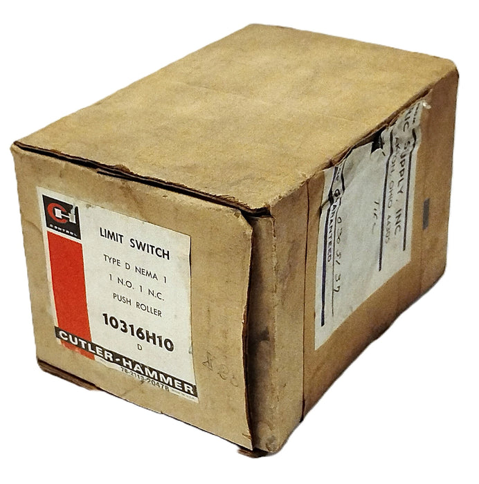 Cutler-Hammer 10316H10 Type D 600 V NEMA 1 2-Pole Roller Plunger Limit Switch