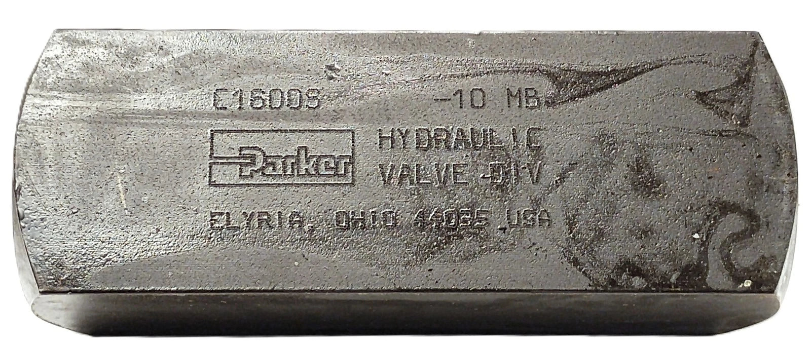 Parker C1600S10 3000 psi 40 gpm Hydraulic Check Valve w/ 1 in NPT Ports