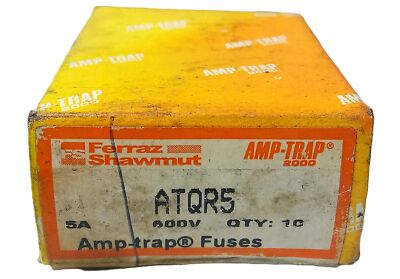 Ferraz Shawmut ATQR5 600 V AC 5 A Amp-Trap Time Delay Fuse