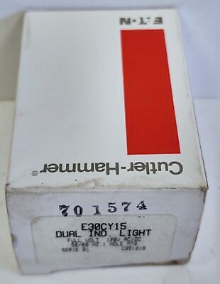 Cutler-Hammer E30-CY15 Dual Indicator Light