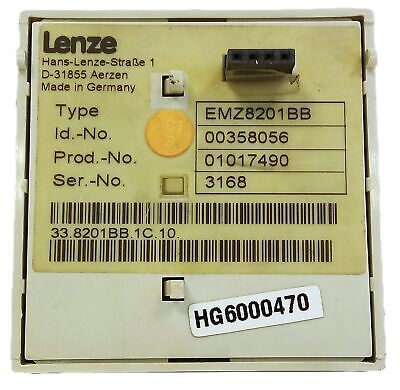 Lenze Americas EMZ8201BB Operator Interface Module for Variable Frequency Drive