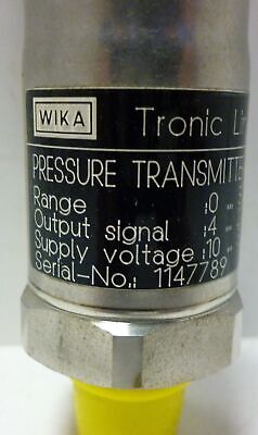 Wika 891-24-540 / SPT-P03000-N04-420A-MD Tronic Line Pressure Transmitter