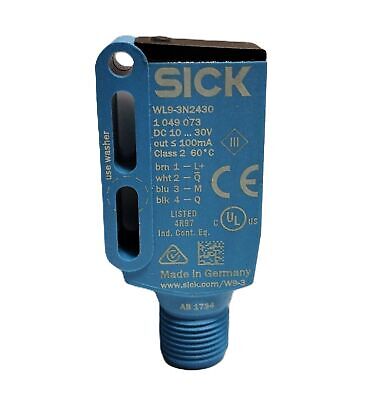 SICK WL9-3N2430 10-30 V DC Autocollimation Retro-Reflective Photoelectric Sensor