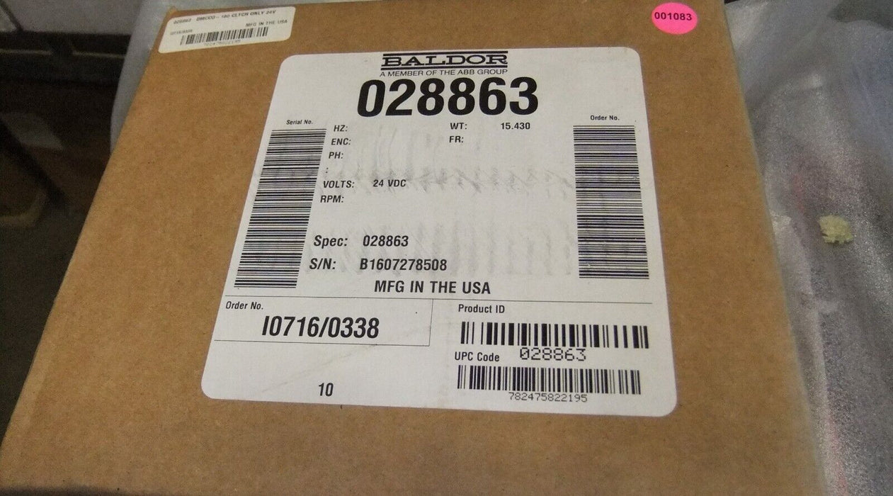 Baldor Clutch 028863