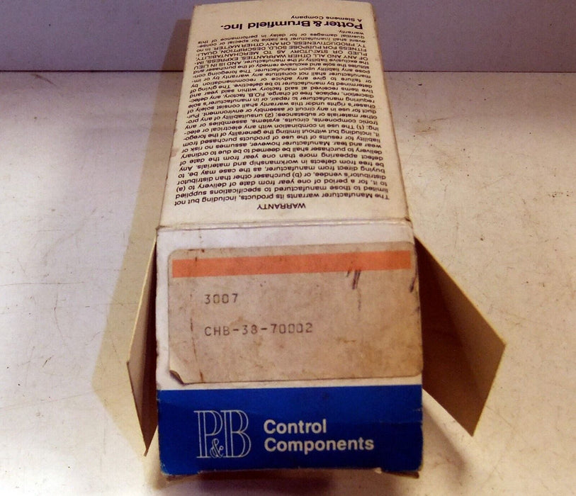 Potter & Brumfield Time Delay CHB-38-70002