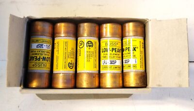 Bussmann LPJ-30SP 600VAC/300VDC 30 A Class J Current-Limiting Time-Delay Fuses