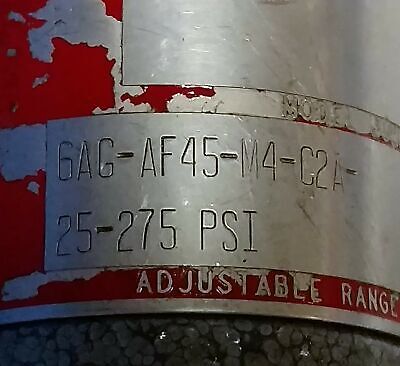 SOR 6AG-AF45-M4-C2A / 500136 / 500138 Pressure Switch