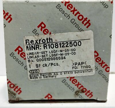 Rexroth R108122500 Linear Bearing