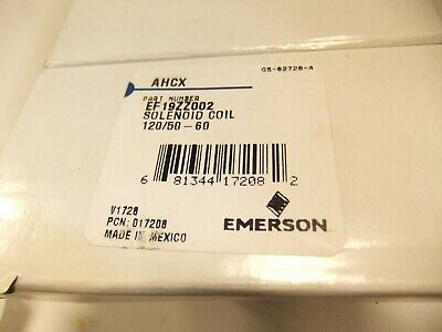 Emerson Solenoid Coil EF19ZZ002 120/50-60