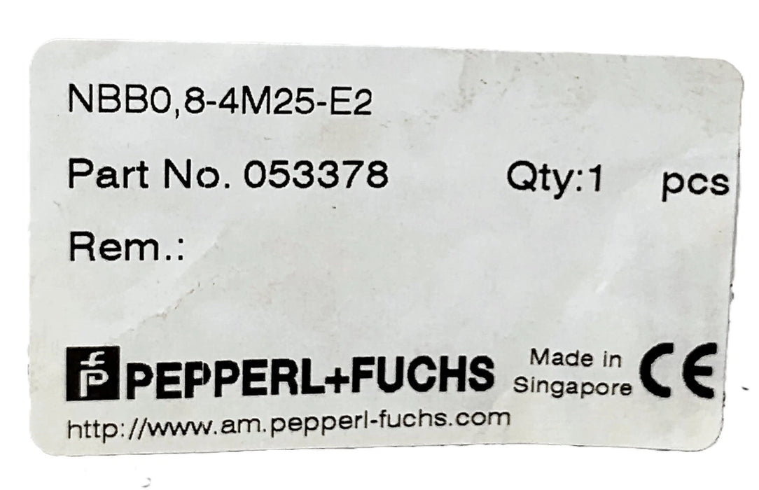 Pepperl Fuchs NBB0,8-4M25-E2 10-30 V DC Inductive Proximity Sensor