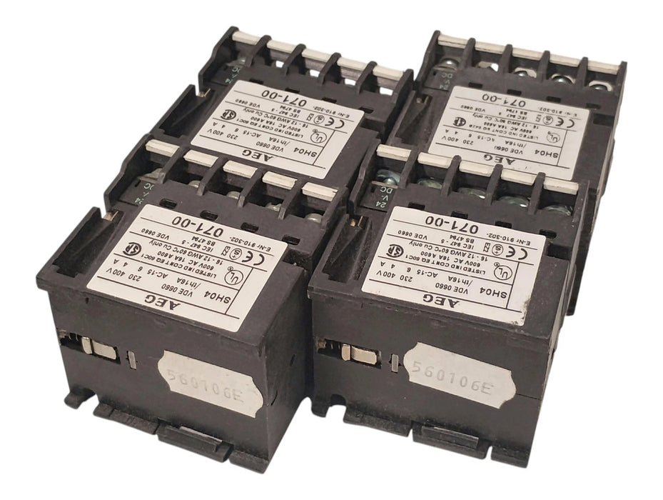 AEG SH04.31Z-A 600 V AC 16 A Mini Relay w/ 24 V DC Coil