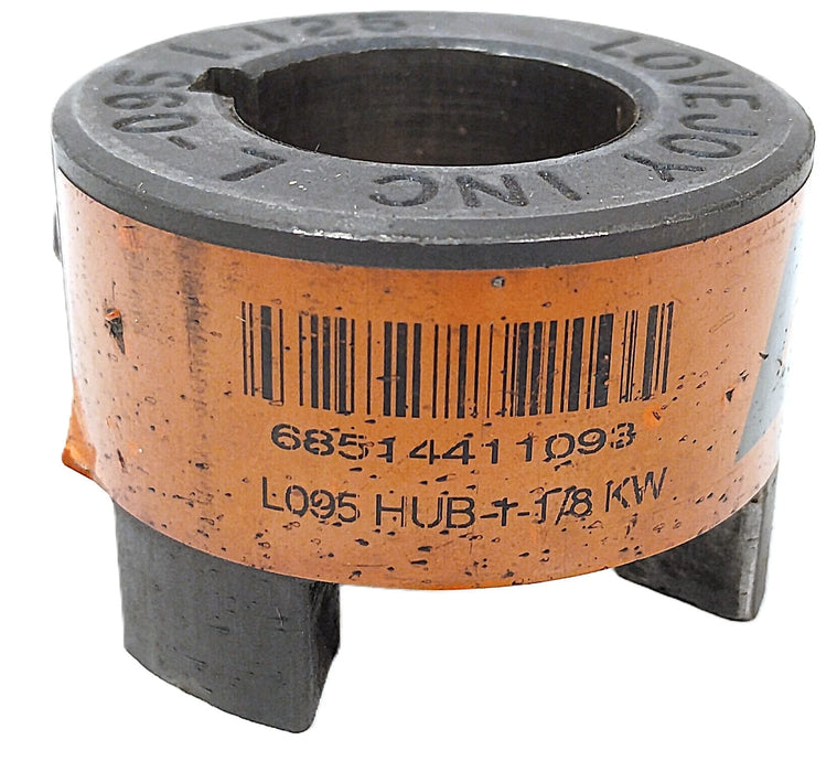 Lovejoy 68514411093 L095 Jaw Coupling Hub 1-1/8 in Bore 1/4 in x 1/8 in Keyway