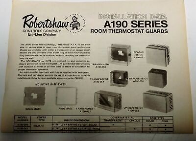 Robertshaw A190 Series Thermostat Guard