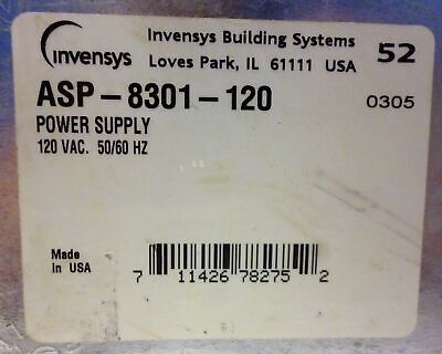 Invensys ASP-8301-120 Power Supply