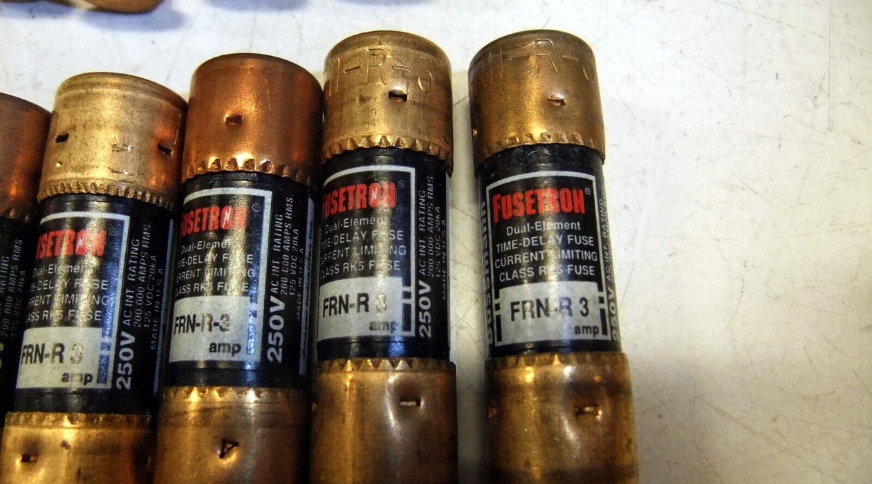 9 Fusetron FLNR-3 Fuses