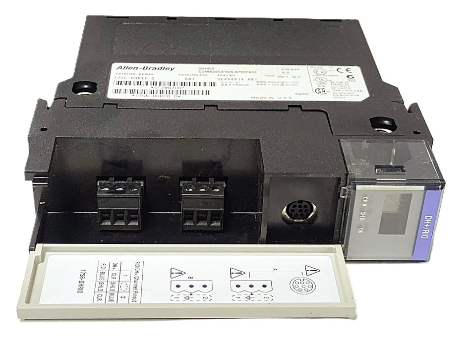 Allen-Bradley 1756-DHRIO Ser D Rev D01 FW Rev 6.2 PLC Communication Interface