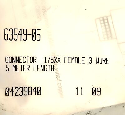 PHD 63549-05 5 m 3 Wire PLC Cable w/ One Circular Connector